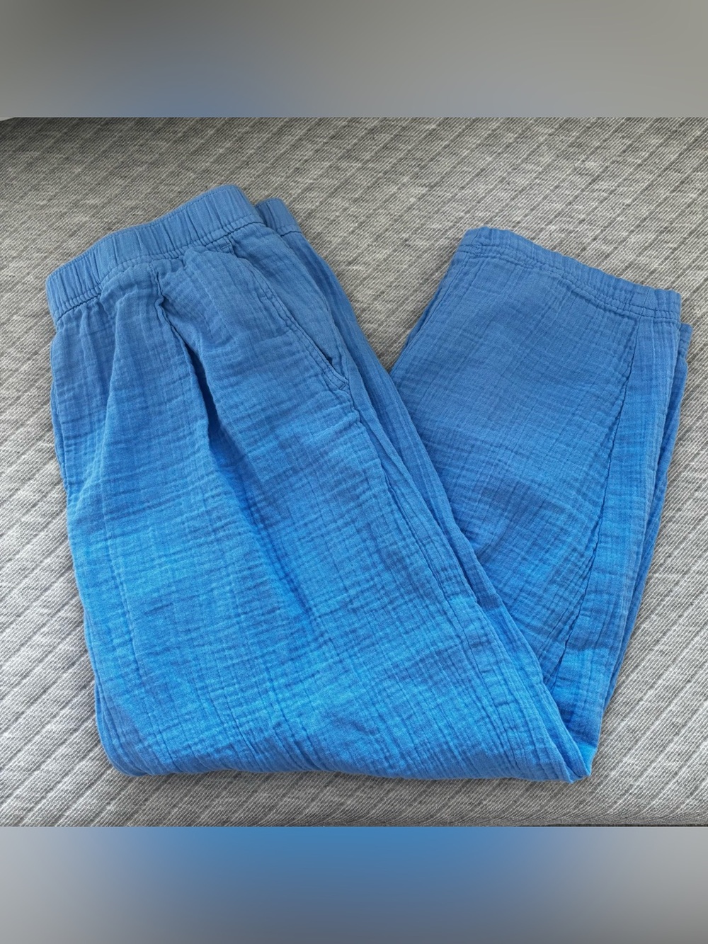 GAP Mid rise Pull-On Barrel Gauze Pants - Picture 2 of 6